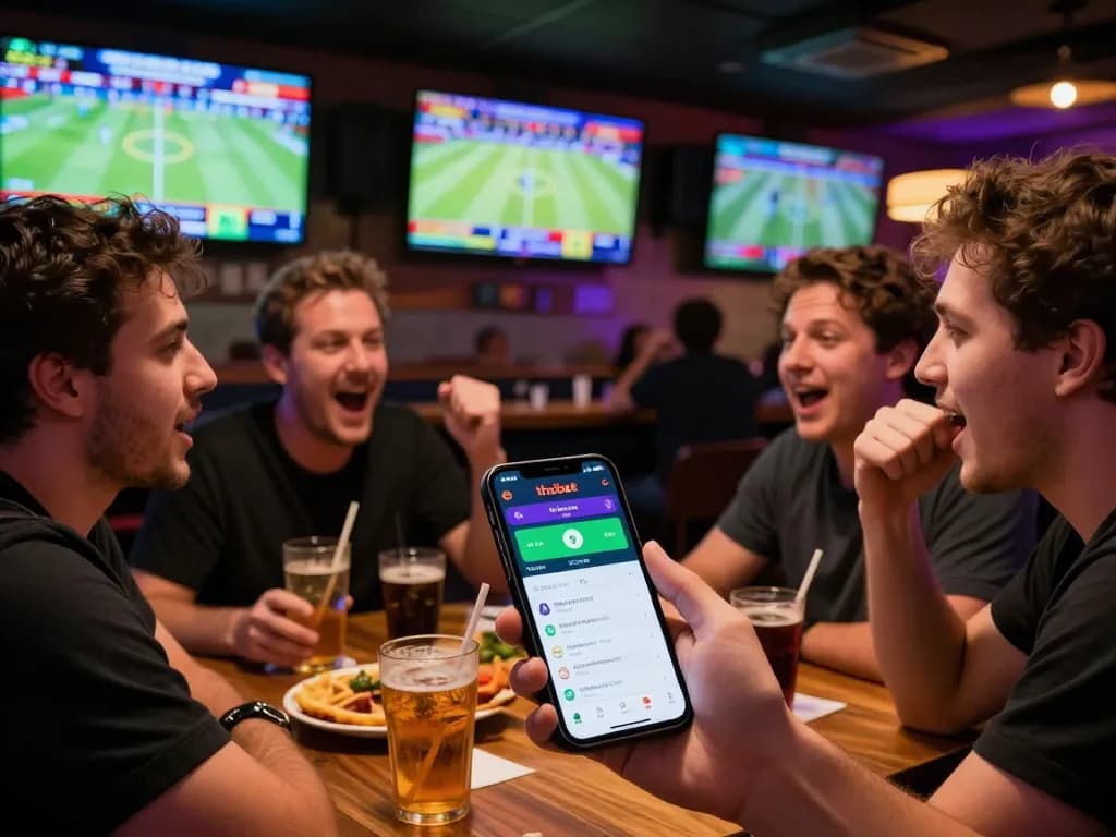Engage and strategize on the thabet sports betting app during a thrilling live event.