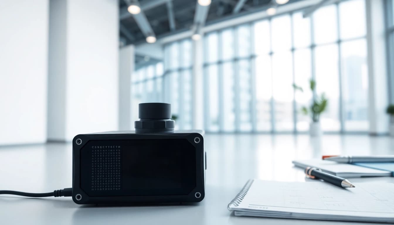 C168 technology showcased in a modern office setup with sleek accessories