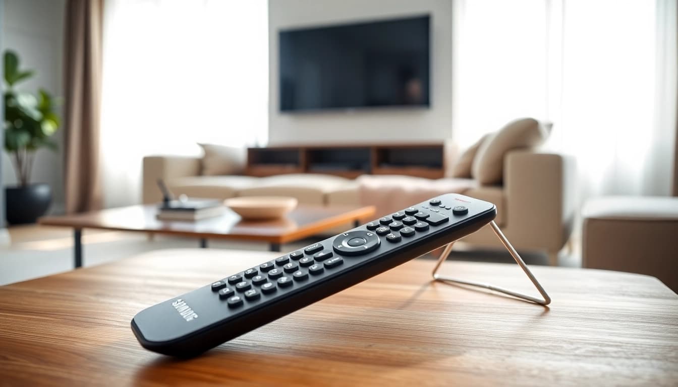 Samsung Fernbedienung UE60 in a stylish setup for an enhanced viewing experience.