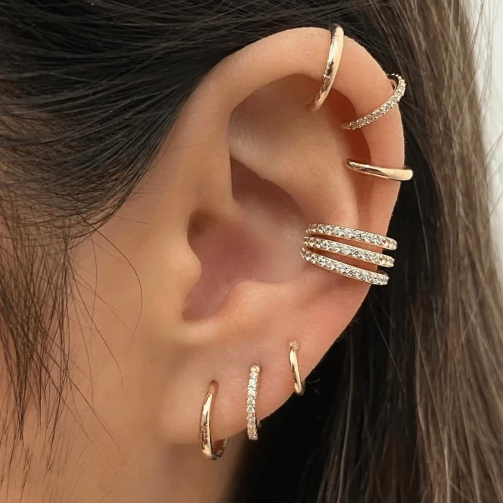 Diamond Cartilage Hoop: Elevate Your Ear Jewelry Game