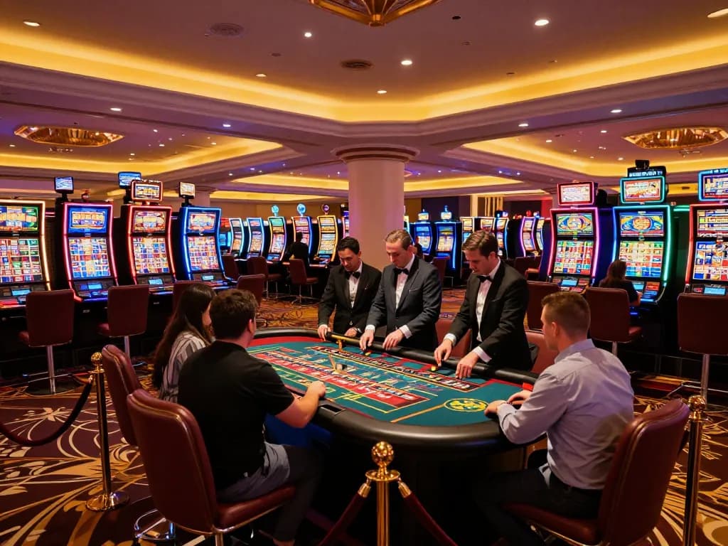 Experience the excitement of gambling at a Las Vegas casino with server thailand connections.