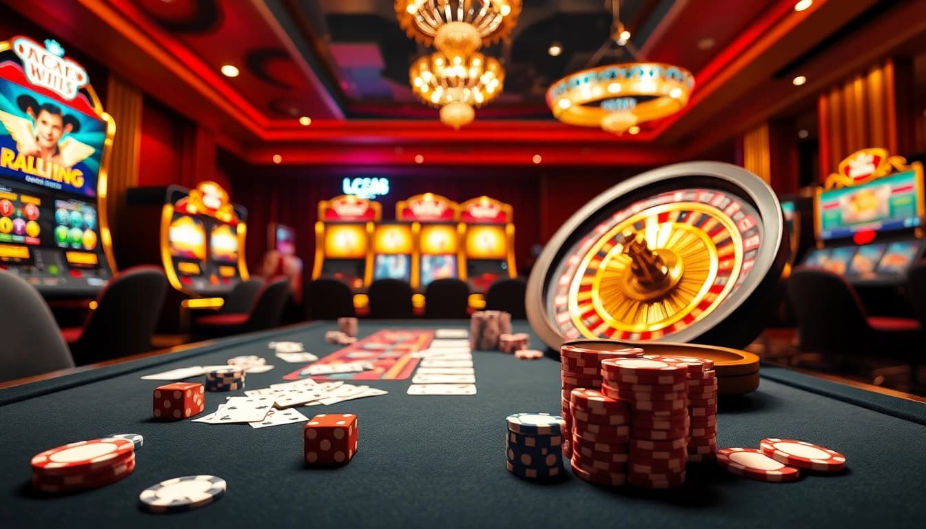 Experience the thrill of gaming at trang chủ lc88 with vibrant tables and exciting slot machines.