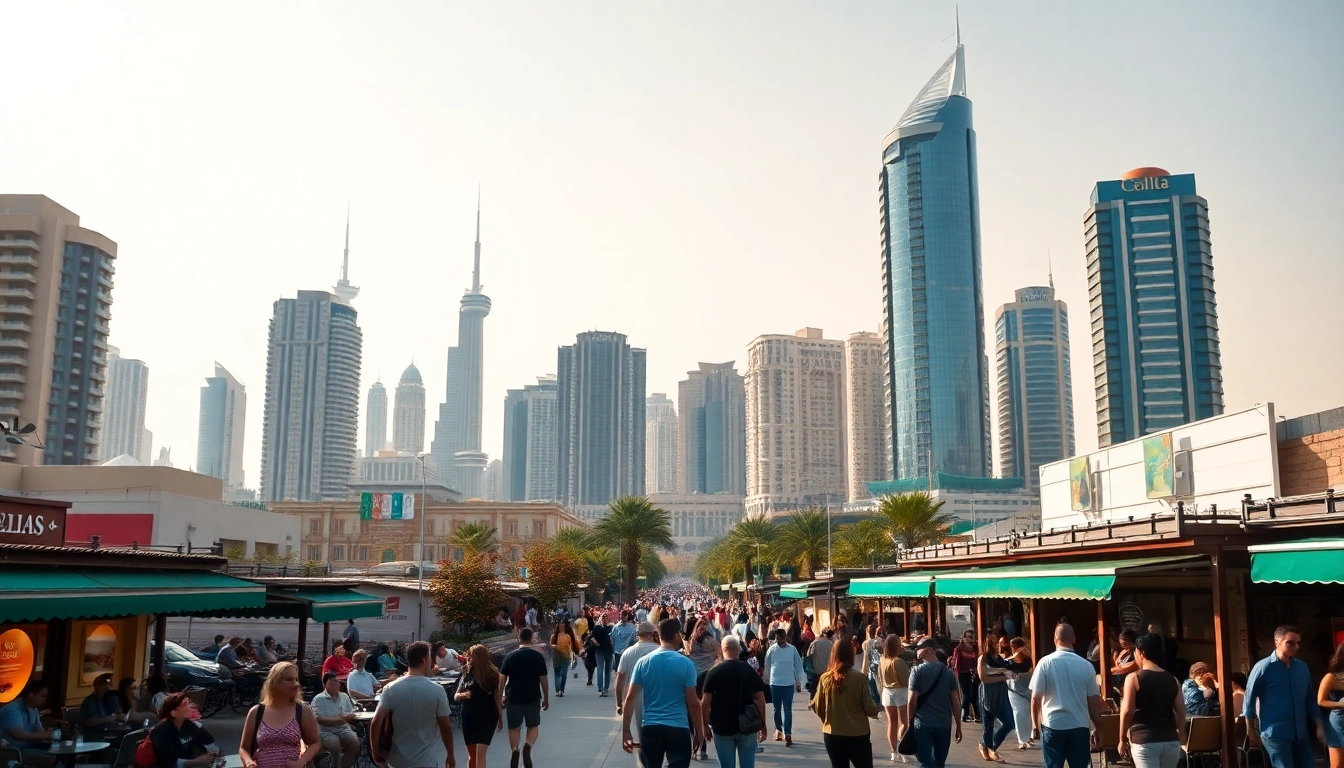 Experience the vibrant City Life Dubai through its bustling streets and iconic skyline.