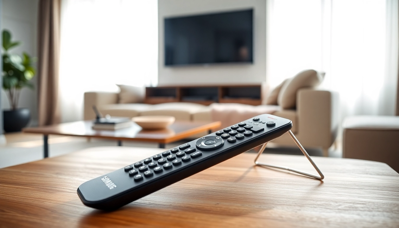 Samsung Fernbedienung UE60 in a stylish setup for an enhanced viewing experience.