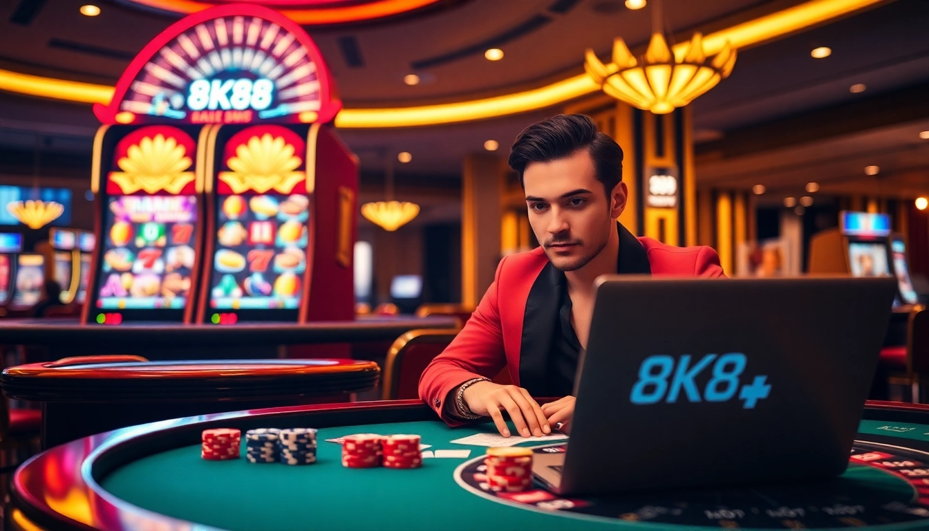 Experience the thrill of winning at 8k8 with vibrant casino games and engaging online interfaces.