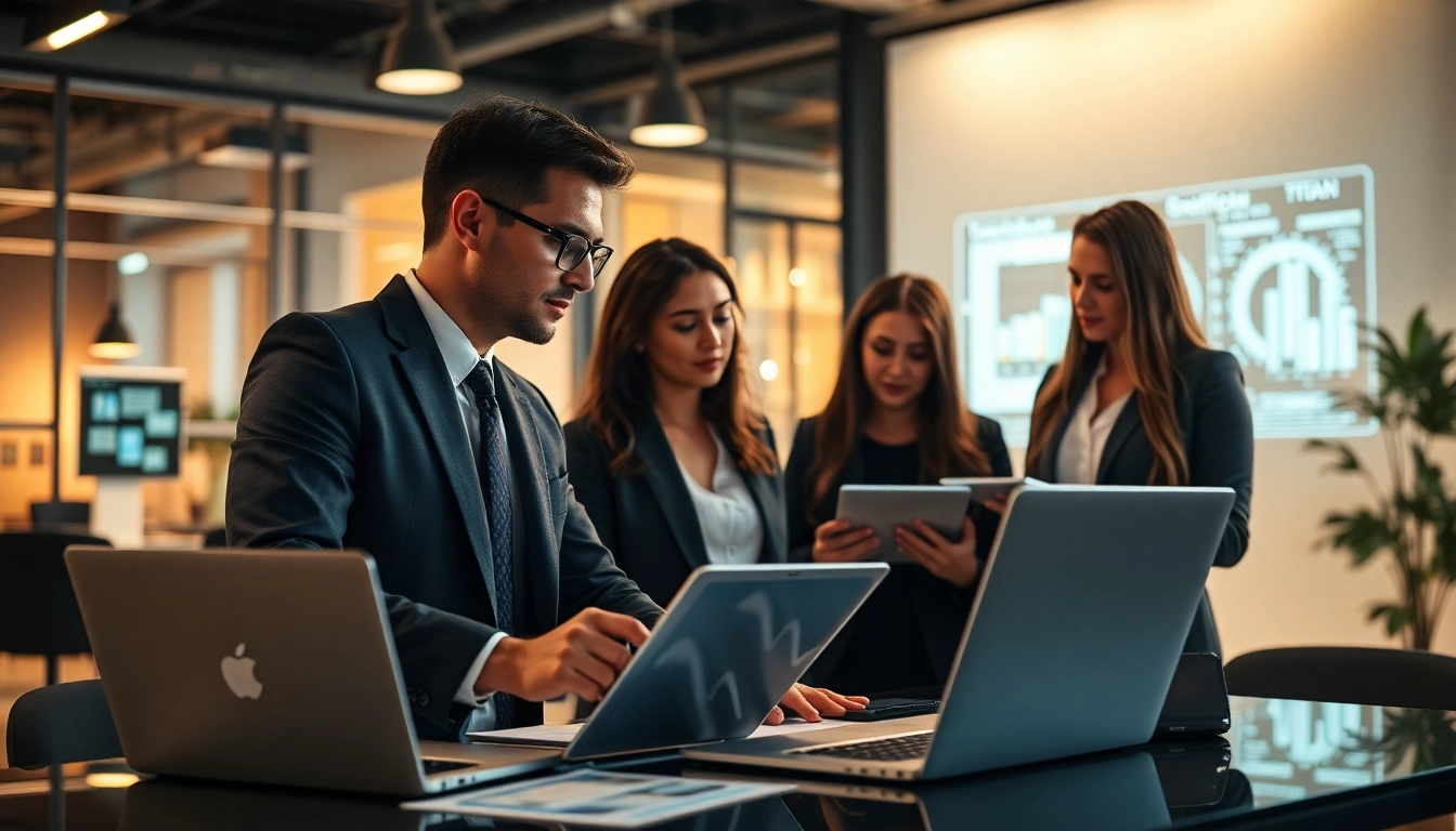 Enhance productivity with an enterprise assistant collaborating in a modern office environment.