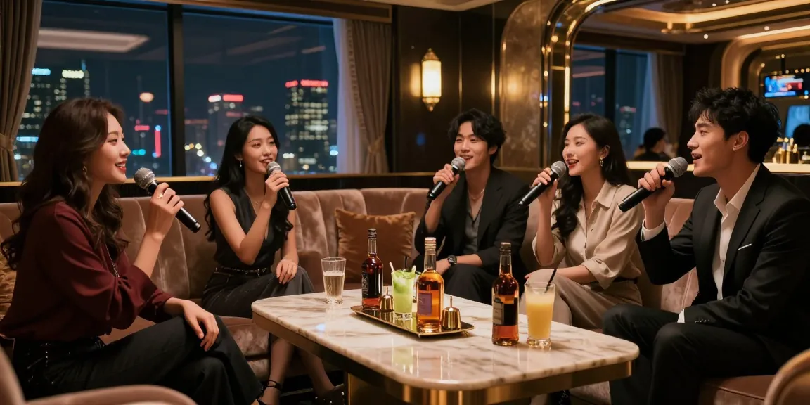 강남쩜오에서 즐기는 고급스러운 노래방 경험과 친근한 분위기