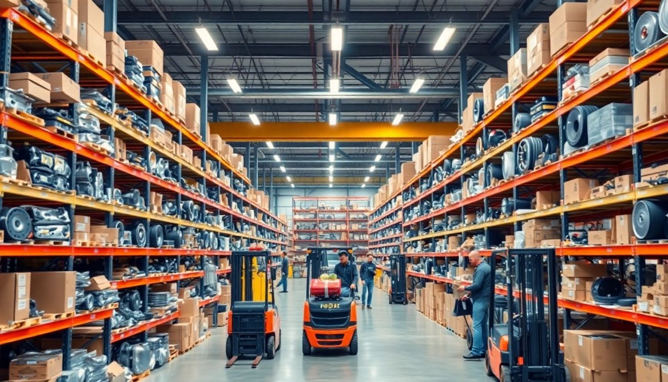 Showcase of automotive OEM parts at https://factoryoemsupply.com/ in a bright warehouse environment.