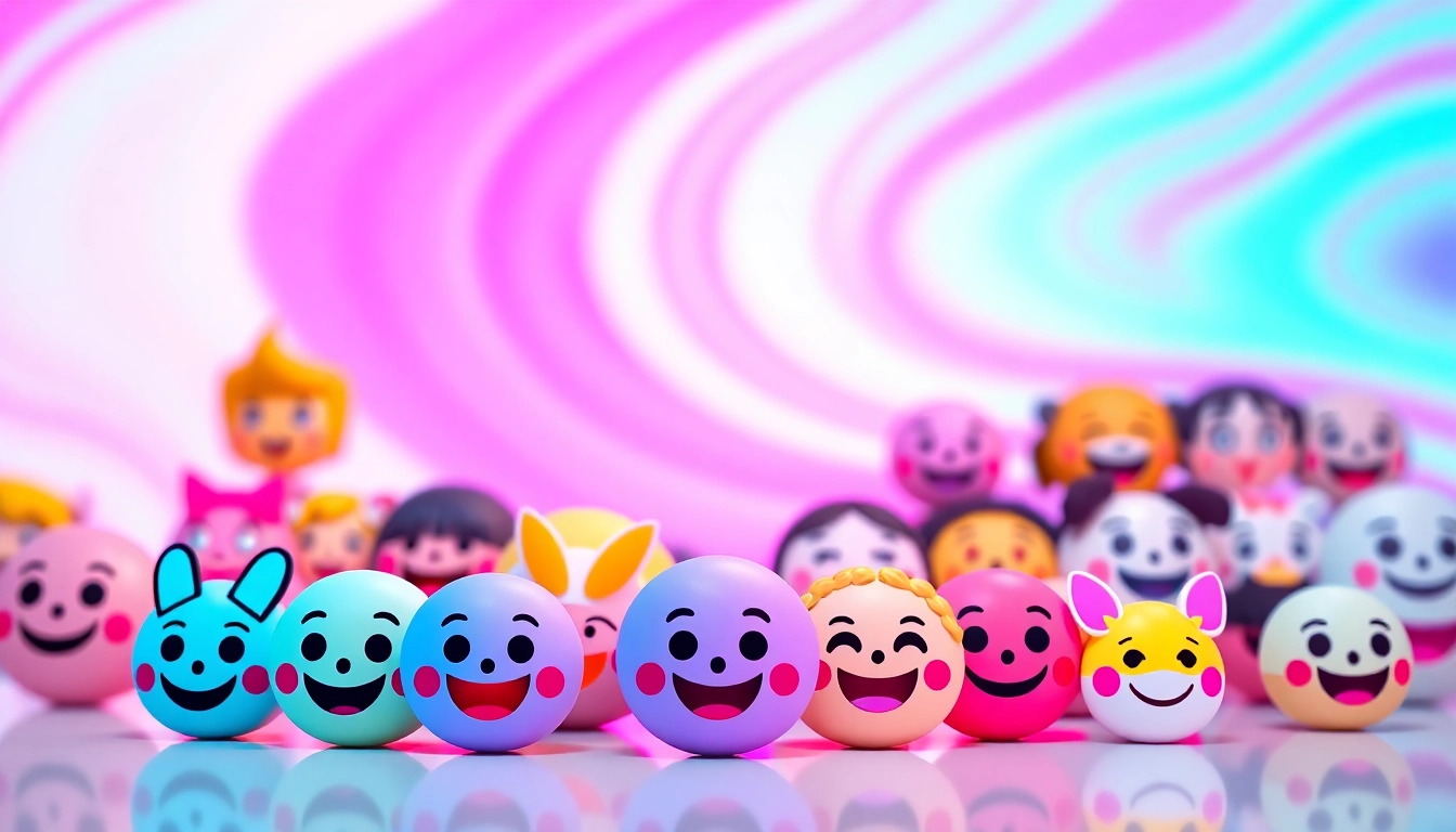Expressive TikTok emojis showcasing creativity and engagement in social media content.