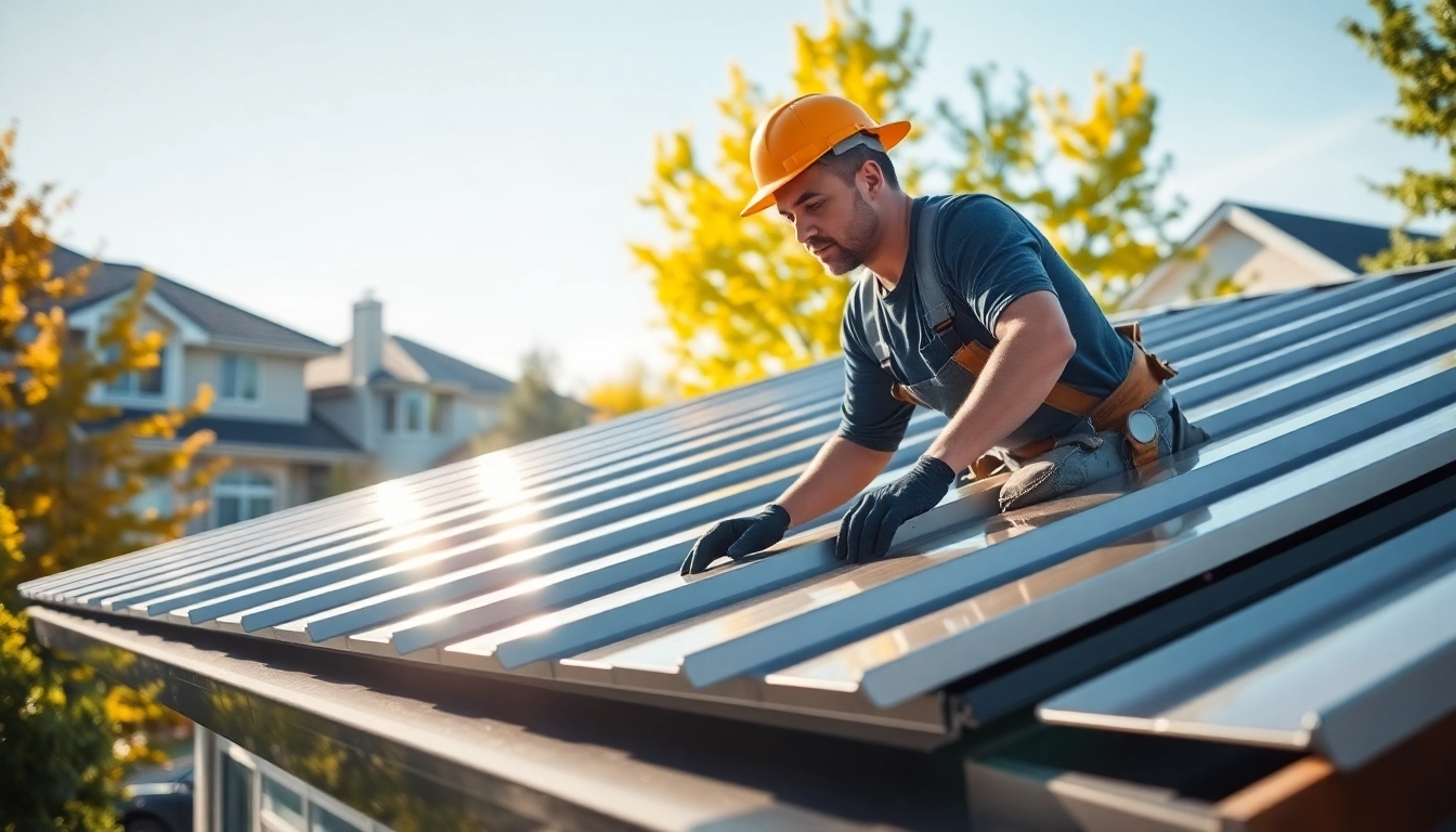 Installing metal roofing in Toronto shows durability and quality craftsmanship.