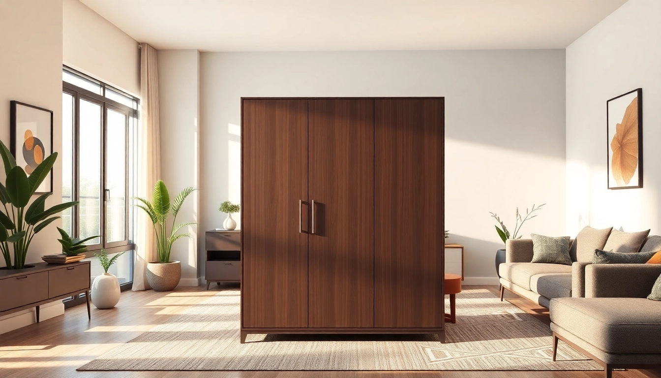 Organized storage cabinet crafted for modern living spaces, enhancing decor with elegance.