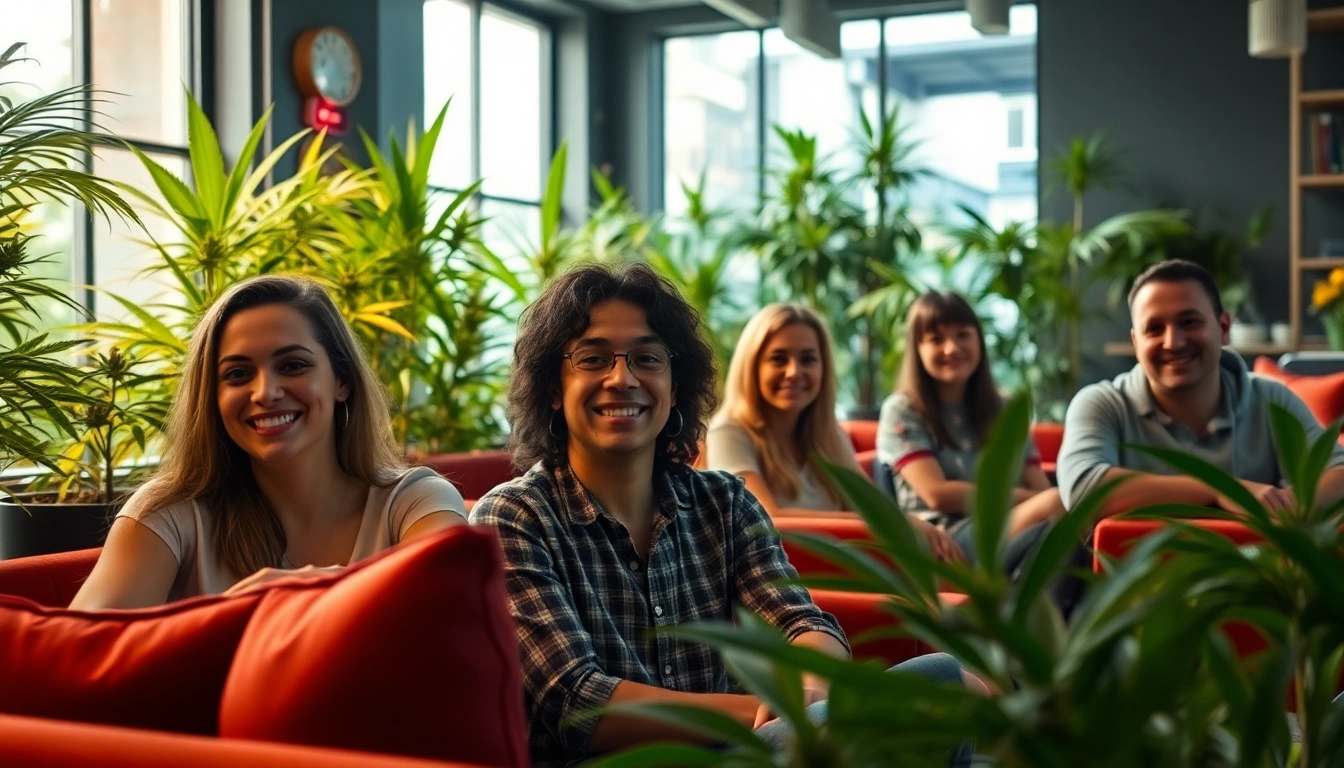 Genieße das Ambiente eines cannabis club hamburg mit entspannter Atmosphäre und Gemeinschaft.