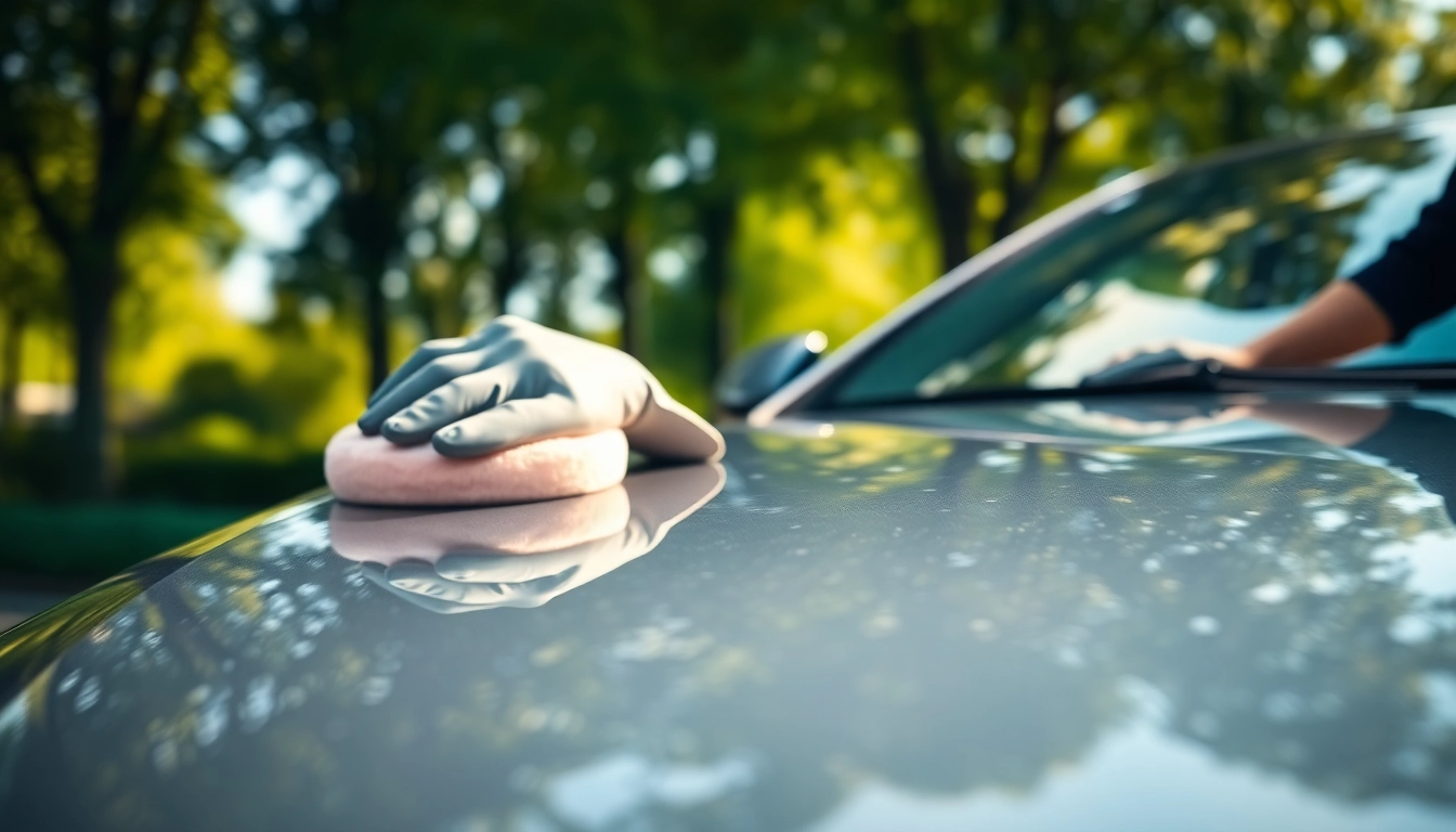 Experience a complete car detail process with expert detailing showcased outdoors.