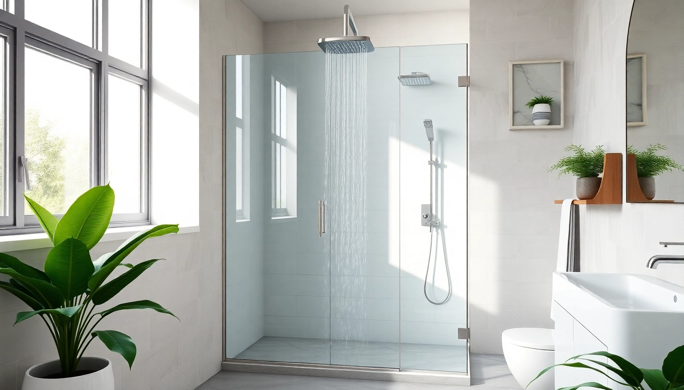 Experience elegant showers Australia in a contemporary bathroom with a stylish glass enclosure.