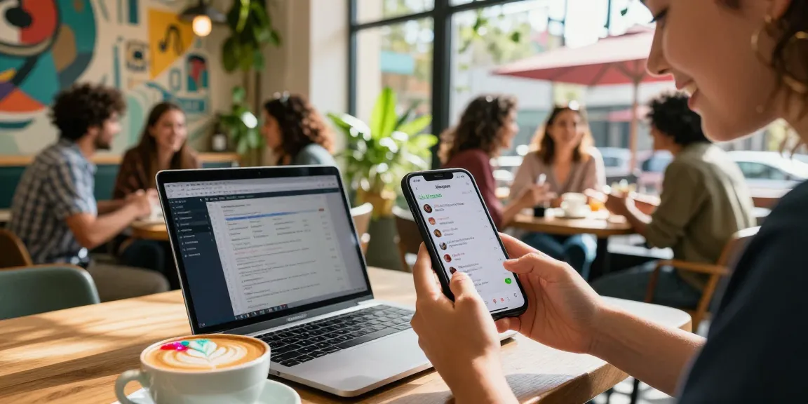 Engaging urban influencer analyzing Instagram metrics to acheter des likes lents Instagram in a trendy café.