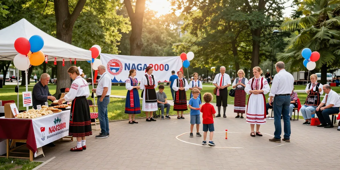 Polish community engagement at NAGA2000 showcasing culture and connections.