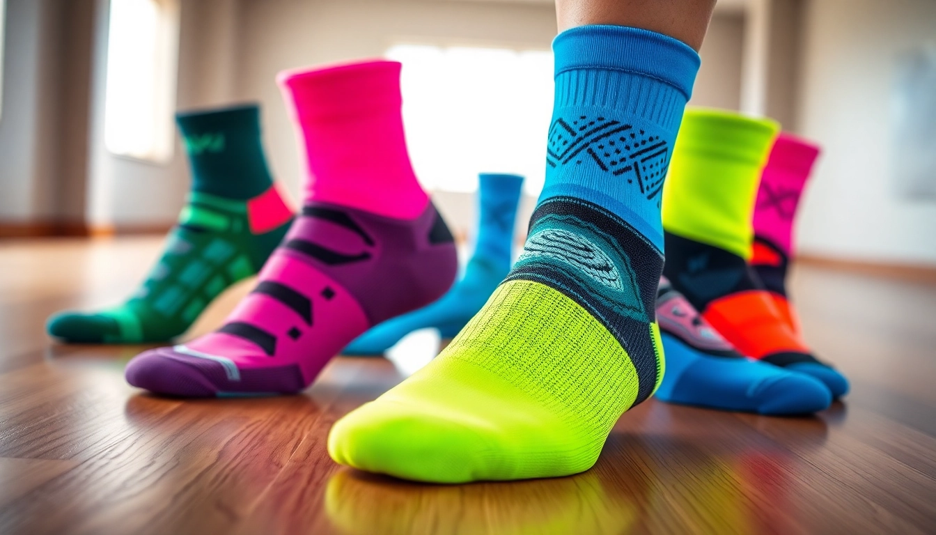 Choosing running socks for optimal comfort and performance during exercises.