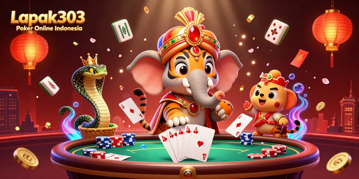 Experience thrilling poker action at Lapak303 Poker Online Indonesia with majestic characters and rich visuals.