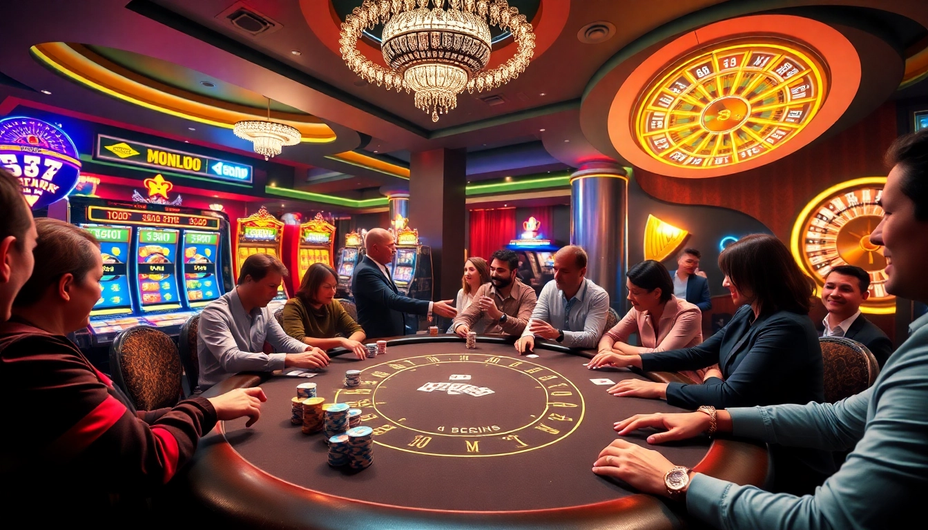 Rasakan permainan yang mendebarkan di aurendezvousdesamis.com dengan meja kasino yang penuh warna dan mesin slot yang menarik.