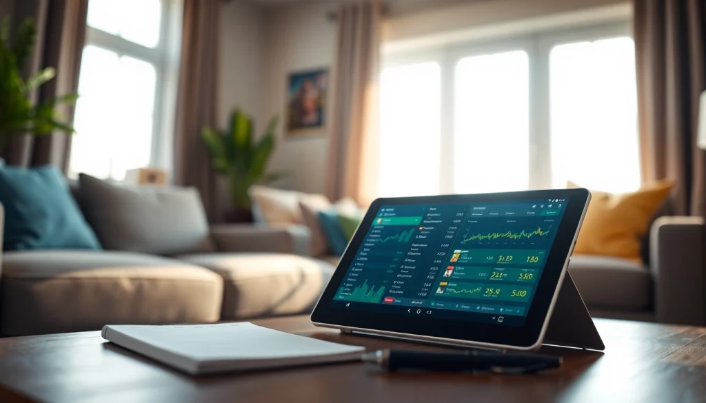 View of best sports betting sites in India on a tablet showcasing various betting options