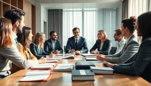 Best employment lawyers in Delhi NCR conducting a meeting, showcasing professionalism and expertise.