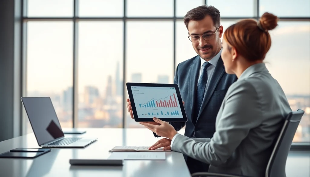 카드 현금화 전략을 상담하는 전문가와 클라이언트, 전문적인 분위기.