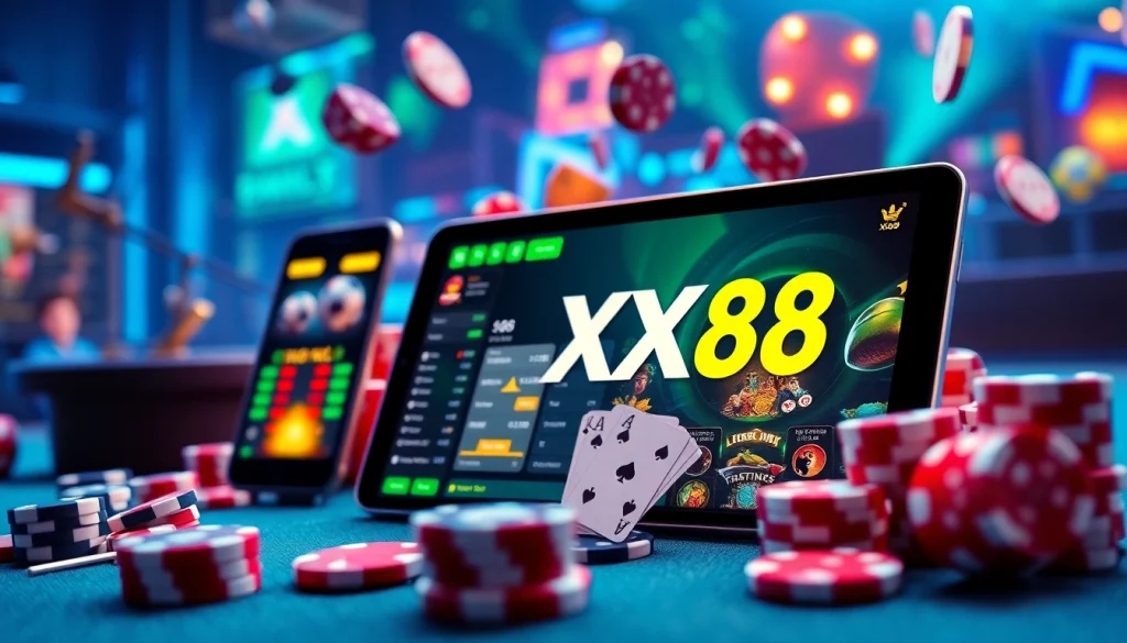 Experience the innovative online betting platform XX88 with diverse casino games.