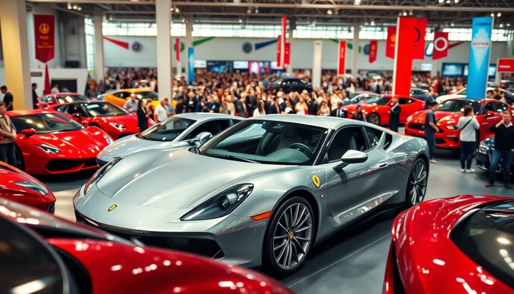 Showcasing the latest innovations at the Auto Cars Show with dazzling new car models