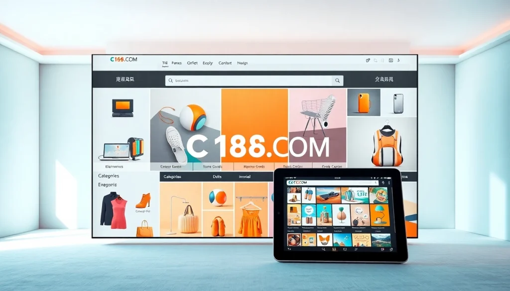 C168.COM showcases a vibrant ecommerce interface design for an engaging shopping experience.