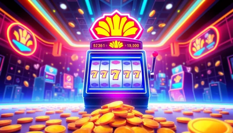 Menggambarkan permainan bro138 slot dengan suasana kemenangan yang menarik dan cerah.