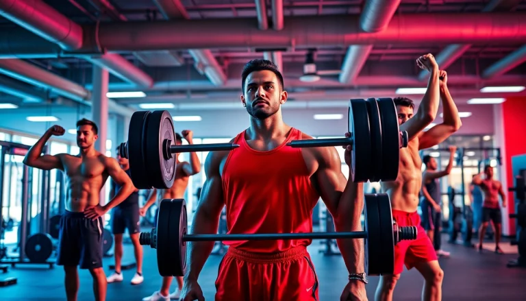 Train like champions with 888new in a vibrant gym, showcasing athletes in action.