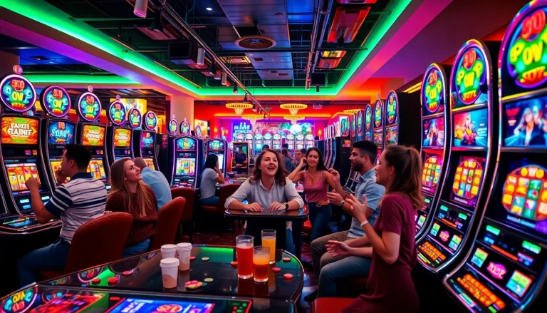 Menangkan link slot gacor dengan suasana kasino yang ceria dan mesin slot berwarna-warni.