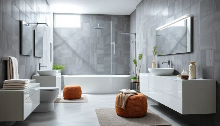 Gestalten Sie Ihr Badezimmer mit Sonni sanitär Produkten wie modernen Duschen und eleganten Möbeln.