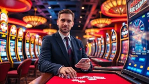 Menangkan permainan kasinojitu resmi di meja dengan slot mesin berkelas.