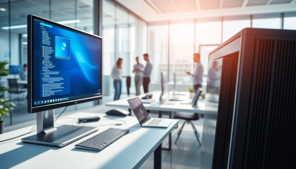 Enhance productivity with Virtual Desktop Infrastructure (VDI) in a modern office environment.