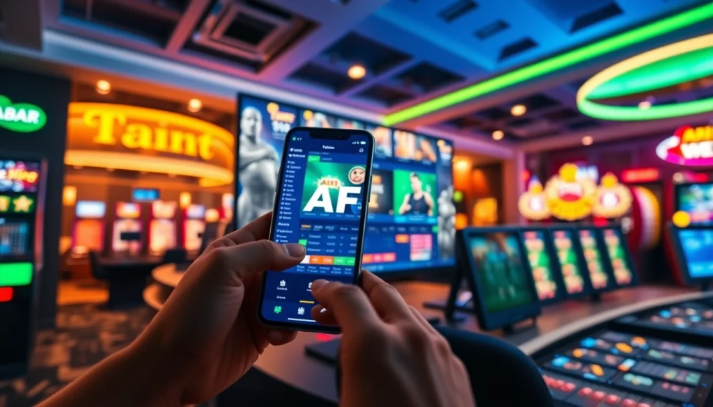 AF88 online casino interface with vibrant colors highlighting gaming options.
