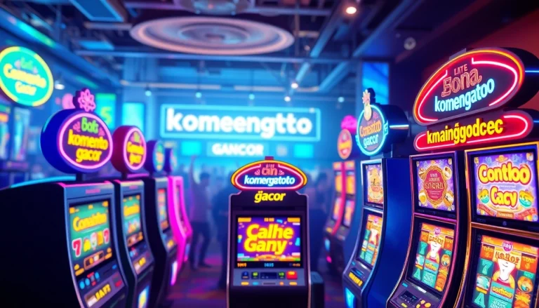 Bermain dengan slot komengtoto gacor yang menarik dan penuh warna di lingkungan yang ceria.