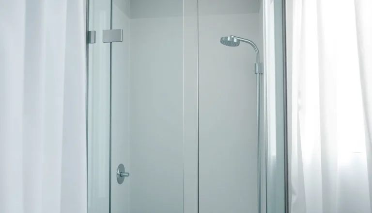 Paroi de douche modern en verre élégante pour une salle de bain contemporaine