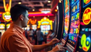 Menangkan jackpot besar di slot terpercaya dengan mesin slot yang menarik dan pemain yang bersemangat.