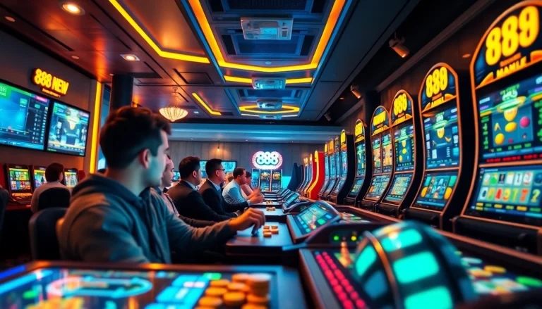 Experience the thrilling atmosphere of 888new online gambling with engaging games and secure transactions.