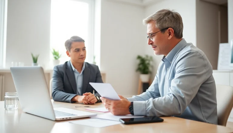 신용카드 한도 현금화 방법을 상담하는 금융 전문가와 고객의 모습