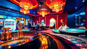 Experience thrilling gameplay at xx88 with dynamic casino tables and vibrant atmosphere.