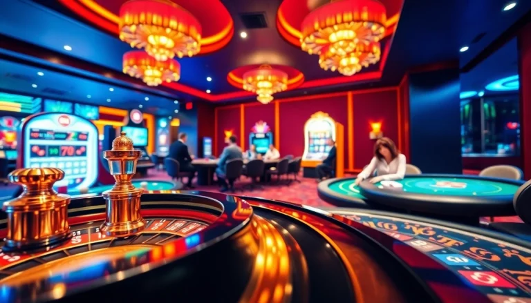 Experience thrilling gameplay at xx88 with dynamic casino tables and vibrant atmosphere.