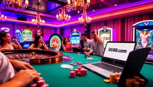 Experience gaming excitement at uu88 com with vibrant casino visuals and thrilling gameplay.