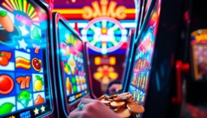 เล่นสล็อต 918kiss slot ด้วยความตื่นเต้น ใกล้ ๆ ตู้เกมสล็อตในคาสิโน