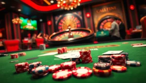 Experience the thrill of Top 10 Nhà Cái Uy Tín with vibrant casino gaming setups.