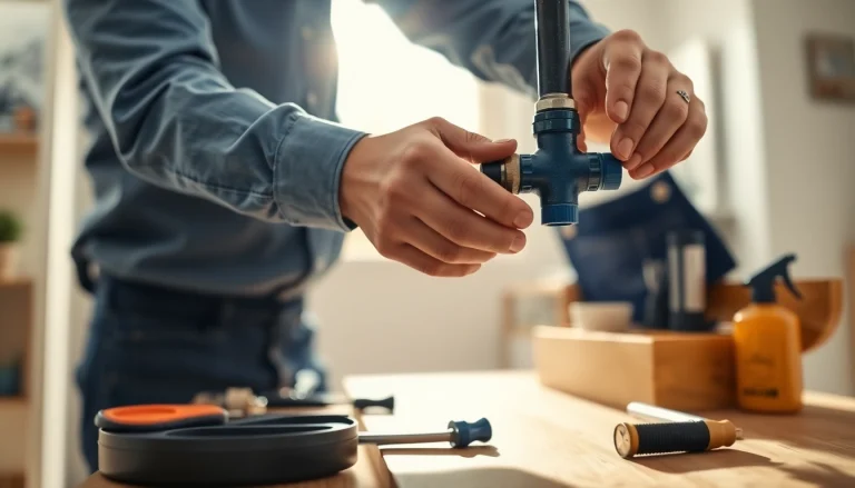 Repairing a plumbing issue with https://speedyservicestoday.com.au services, showcasing a plumber at work.