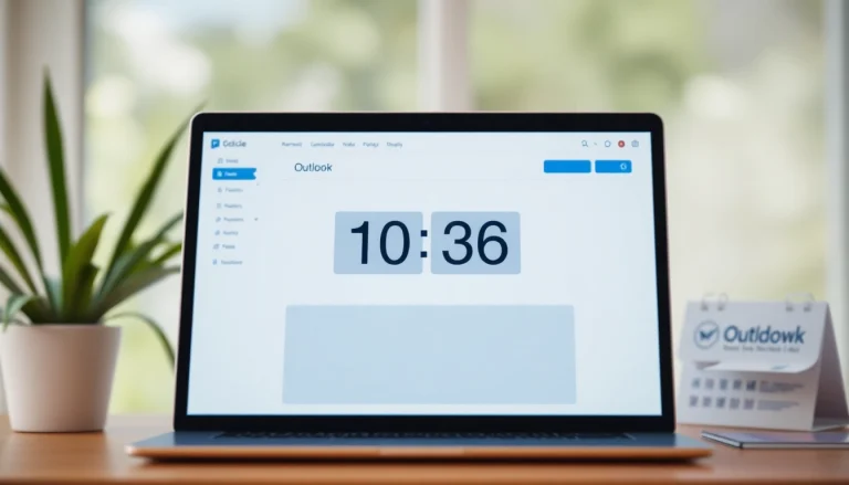 Insert a countdown timer in an Outlook email with a professional design and clear visibility.