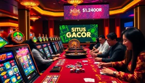 Experience the thrill of winning at Situs Slot Gacor with thrilling slot machines and casino excitement.
