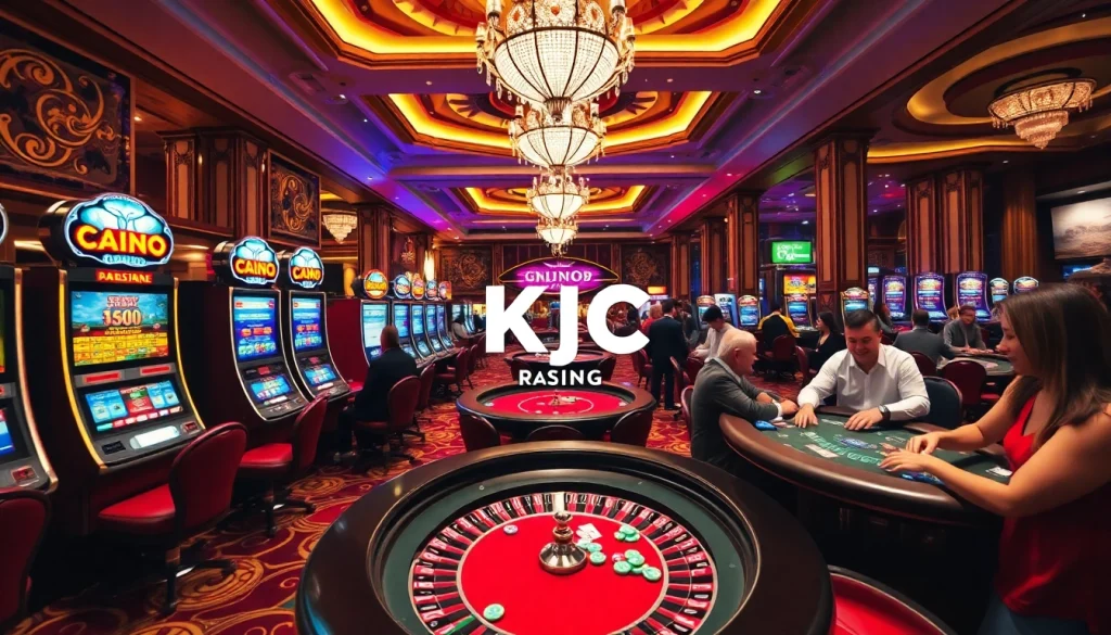 Experience high-stakes gambling at KJC casino with thrilling tables and vibrant atmosphere.